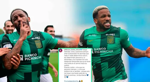 Jefferson Farfán le dedicó su gol a quienes lo daban por un exjugador debido a su lesión. Jefferson Farfán le dedicó su gol a quienes lo daban por un exjugador debido a su lesión.