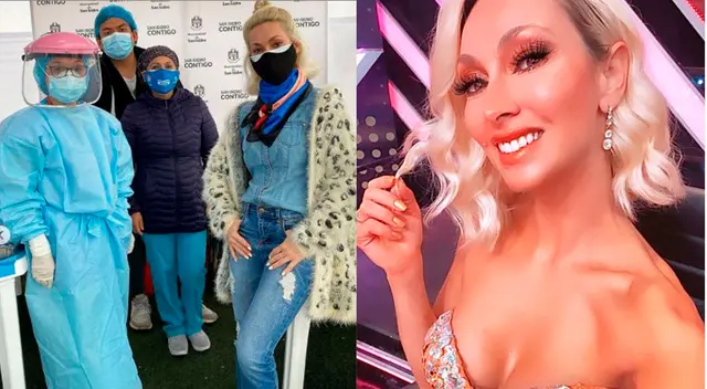 Belén Estévez recibe segunda dosis de vacuna contra el COVID-19.