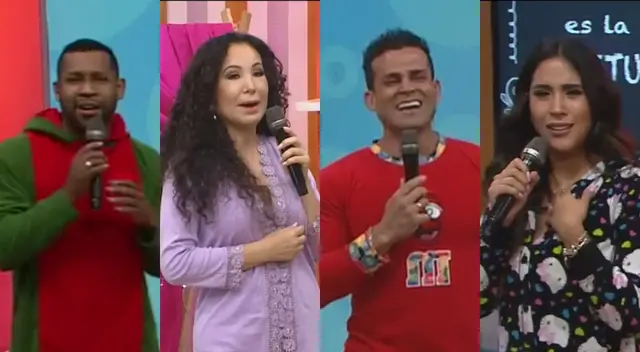 Janet Barboza, Melissa Paredes, Giselo y Christian Domínguez aprovecharon el feriado para mostrar sus mejores atuendos de dormir.