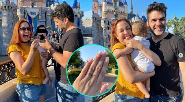 El fotógrafo Sergio Coloma, padre de su hijo Leandro, le pidió la mano a Natalia Salas tras cuatro años de relación, durante su viaje a EE.UU.