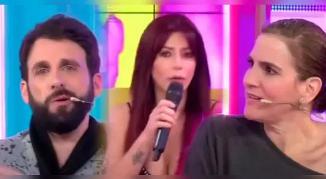 Los conductores de Amor y Fuego no dudaron en cuestionar la actitud de Milena en vivo.