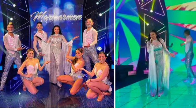 Maricarmen Marín realizó su primer concierto virtual con su embarazo.
