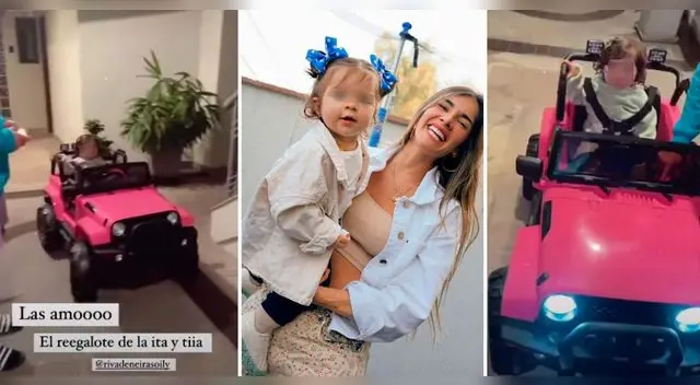 Korina Rivadeneira está más que feliz con el regalo que le hizo su familia a su bebé.