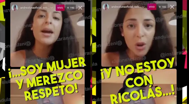 Andrea Luna estalla e insulta EN VIVO.