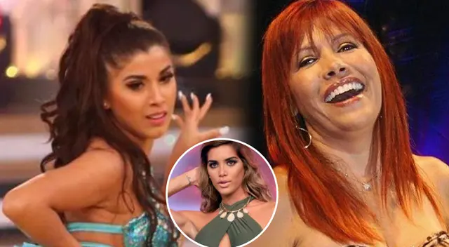 Magaly Medina se ríe de Yahaira afirmando que quiere caerle bien a Gisela. Magaly Medina se ríe de Yahaira afirmando que quiere caerle bien a Gisela.