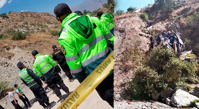 Policías lograron identificar a 15 personas que perdieron la vida tras caída de bus a un abismo. Policías lograron identificar a 15 personas que perdieron la vida tras caída de bus a un abismo.