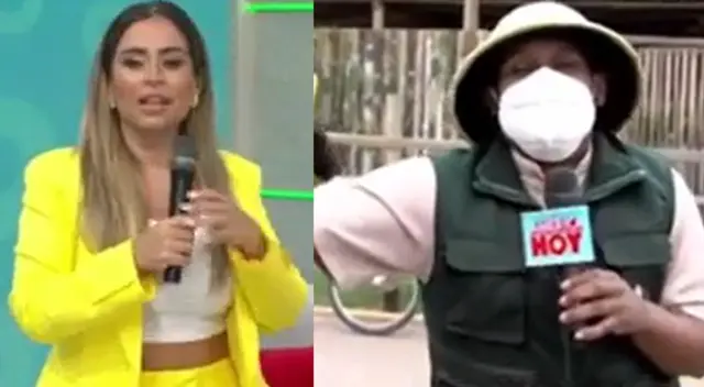 Giselo trolea a Ethel Pozo y la llama 'minion' en vivo.