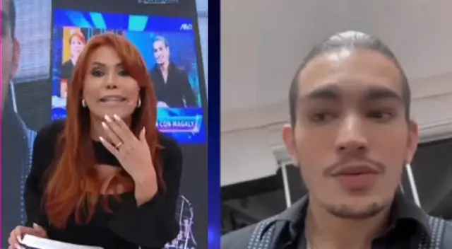 Magaly Medina arremete contra Giuseppe Benigni en vivo.