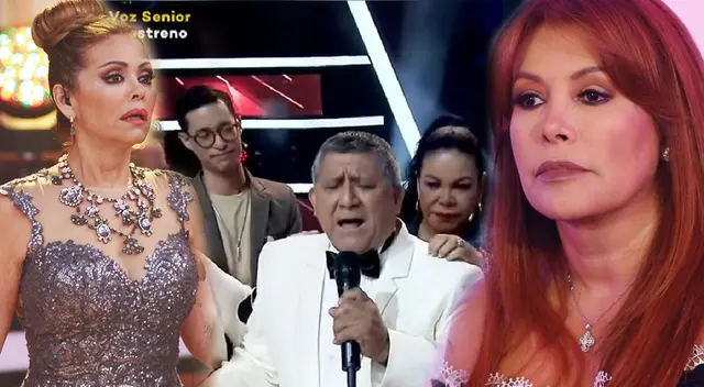Cibernautas chotean Reinas del Show y Magaly TV: La Firme por La Voz Senior 2021 Perú.
