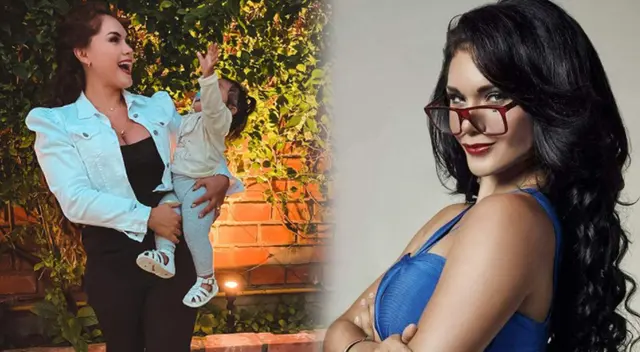 Génesis Tapia una mami orgullosa.