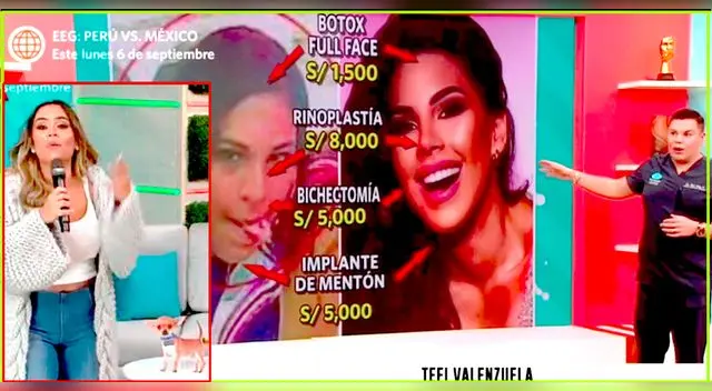 Ethel Pozo asombrada de cambio físico de Tephy Valenzuela.