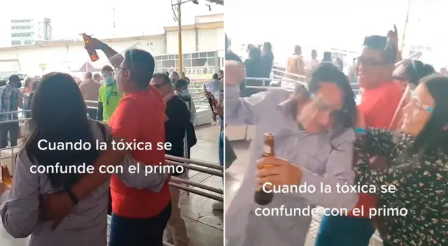 El curioso video se hizo viral en TikTok. El curioso video se hizo viral en TikTok.