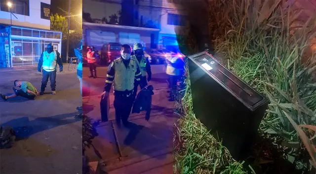 Capturan a delincuente que robo en tienda Tambo de La Molina.