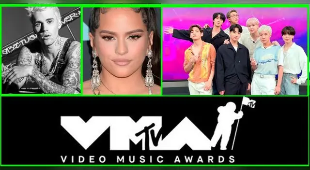 MTV VMAs 2021: Justin Bieber, BTS y Megan Thee Stallion predominan  la lista.