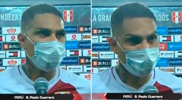 Paolo Guerrero habló tras el empate de Perú vs. Uruguay en el Estadio Nacional.