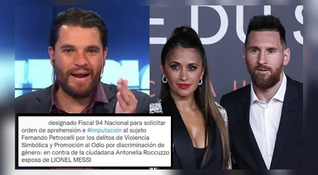 Piden su captura por insultar a Antonella Roccuzzo. Piden su captura por insultar a Antonella Roccuzzo.