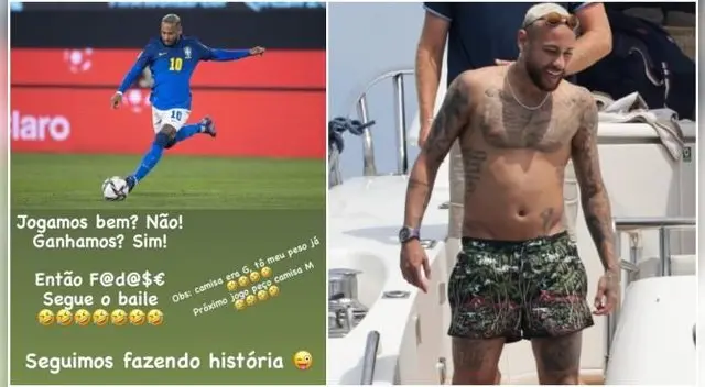 Usuarios en redes sociales laman gordo a Neymar y el brasileño estalla con contundente respuesta. Usuarios en redes sociales laman gordo a Neymar y el brasileño estalla con contundente respuesta.