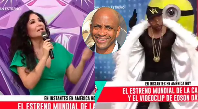 Janet Barboza se burla de 'Giselo' en su debut como cantante.