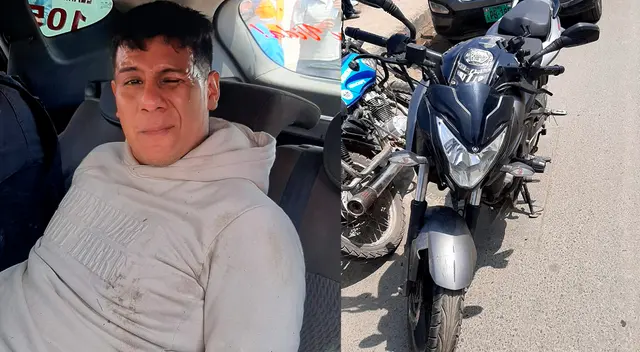 Sujeto intentó escapar queriendo robar otra moto. Sujeto intentó escapar queriendo robar otra moto.