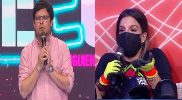 Gian Piero Díaz llama la atención a Alejandra Baigorria tras llorar en EEG. Gian Piero Díaz llama la atención a Alejandra Baigorria tras llorar en EEG.