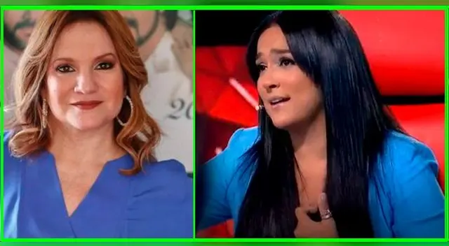 Lucía Galán tuvo fea reacción con Daniela Darcourt en La Voz Senior.