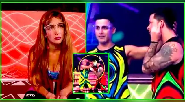 Rosángela Espinoza intenta defender a Elías, pero su micro es silenciado por EEG. Rosángela Espinoza intenta defender a Elías, pero su micro es silenciado por EEG.