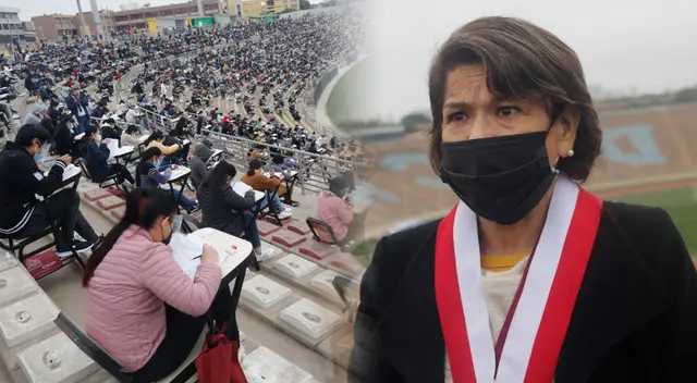 Rectora de San Marcos felicitó a los postulantes por su arduo esfuerzo. Rectora de San Marcos felicitó a los postulantes por su arduo esfuerzo.