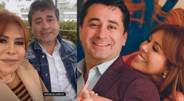 Magaly Medina muestra orgullosa como canta Alfredo Zambrano.