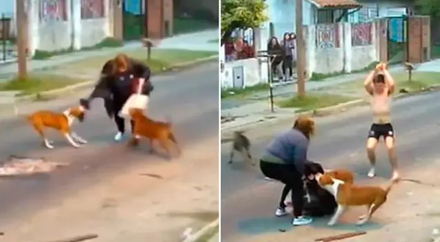 La mujer tuvo que ser hospitalizada tras sufrir graves heridas.