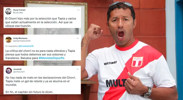 Cientos de usuarios salieron en defensa del Chorri Palacios. Cientos de usuarios salieron en defensa del Chorri Palacios.