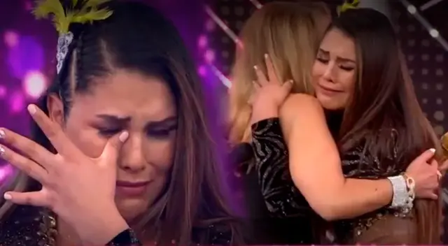 Lady Guillén rompió en llanto al ingresar al set de TV. Lady Guillén rompió en llanto al ingresar al set de TV.