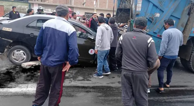 Accidente en Nuevo Chimbote deja grave a tres trabajadores de limpieza