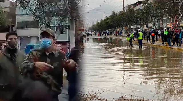 Alcalde se hizo presente un día después de ocurrido el aniego. Alcalde se hizo presente un día después de ocurrido el aniego.