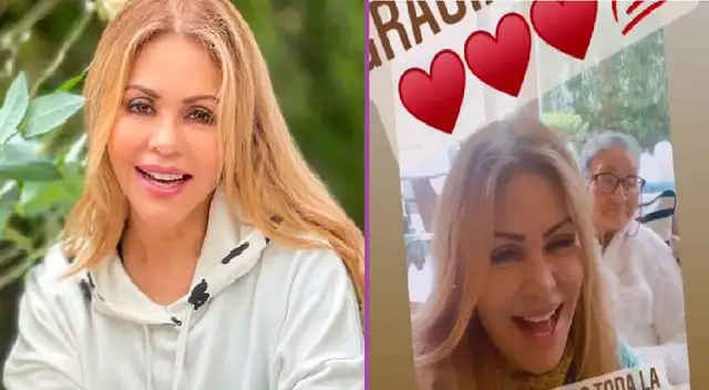 Gisela Valcárcel enterneció las redes sociales.