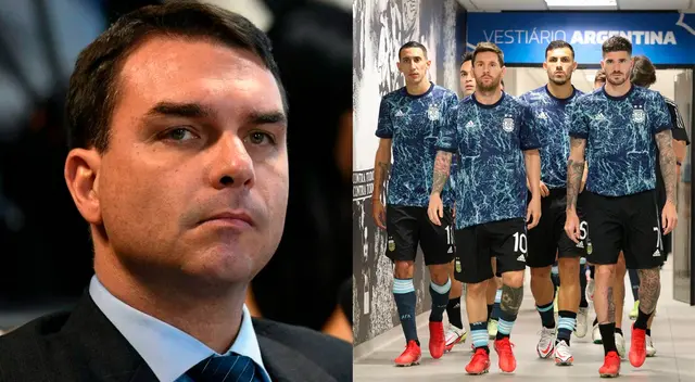 El senador brasileño Flavio Bolsonaro arremetió contra la Selección de Argentina en Twitter. El senador brasileño Flavio Bolsonaro arremetió contra la Selección de Argentina en Twitter.