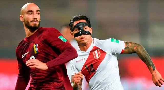 Gianluca Lapadula es la figura de Perú al finalizar el primer tiempo.