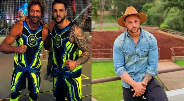 Nicola Porcella posa feliz a lado de Gabriel Soto.