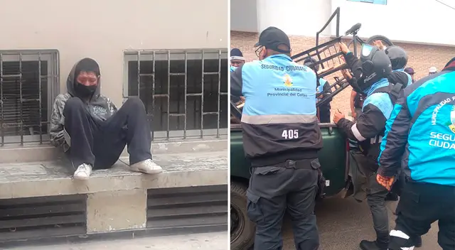 El 'robafaroles' fue intervenido en la cdra. 3 de la av. Miguel Grau.