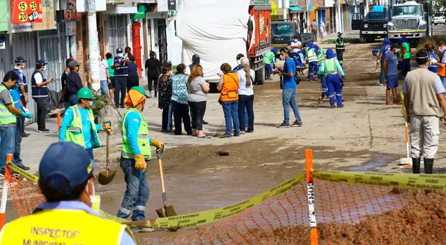 Señalaron que comunicarán el restablecimiento del servicio de agua potable en el momento oportuno para que los residentes del distrito puedan abastecerse de este recurso.