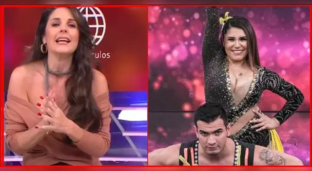 Rebeca Escribens emocionada por Lady Guillén en Reinas del Show. Rebeca Escribens emocionada por Lady Guillén en Reinas del Show.