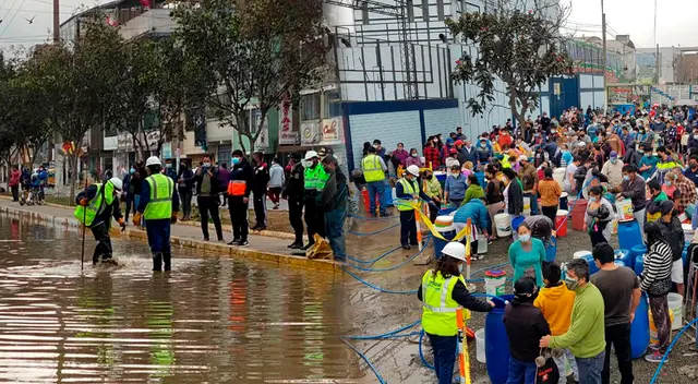 Sedapal restablecerá el agua en San Juan de Lurigancho Sedapal restablecerá el agua en San Juan de Lurigancho