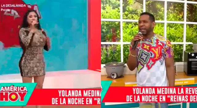Yolanda Medina 'parcha' a Giselo por insinuar que es mayorcita.