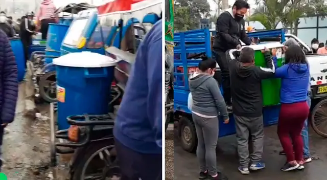 Vecinos de las zonas más vulnerables son los más afectados por el corte de agua potable en SJL. Vecinos de las zonas más vulnerables son los más afectados por el corte de agua potable en SJL.
