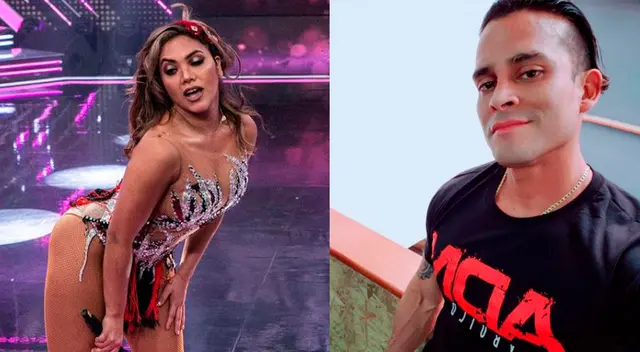 Isabel Acevedo le 'lejitos' con Christian Domínguez. Isabel Acevedo le 'lejitos' con Christian Domínguez.