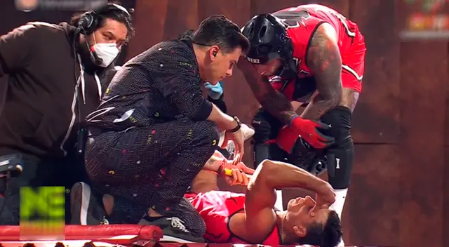 Said Palao sufrió fuerte lesión durante el juego. Said Palao sufrió fuerte lesión durante el juego.