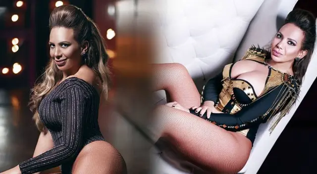 Mónica Cabrejos en una explosiva sesión de fotos.