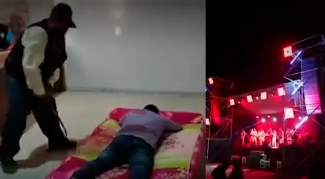 Promotor de evento recibe castigo de las rondas campesinas por hacer fiesta clandestina. Promotor de evento recibe castigo de las rondas campesinas por hacer fiesta clandestina.