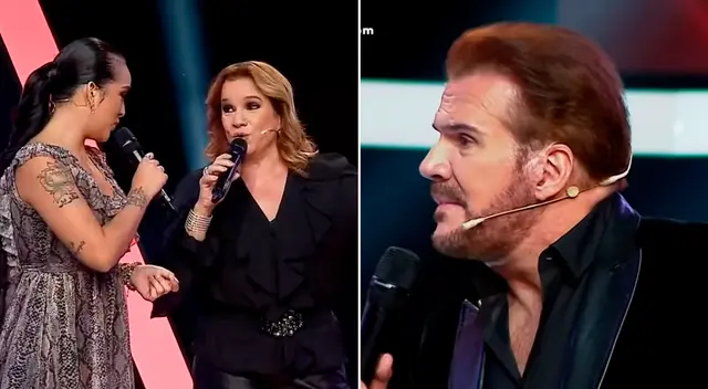 Daniela Darcourt se emociona al cantar con el Dúo Pimpinela.