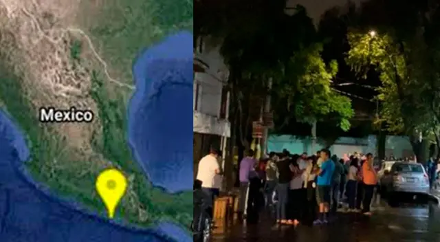 revelan imágenes de pánico tras sismo de 6.9