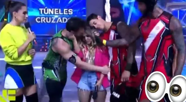 Nicola Porcella besa a Johanna San Miguel mientras llora y lo critican.